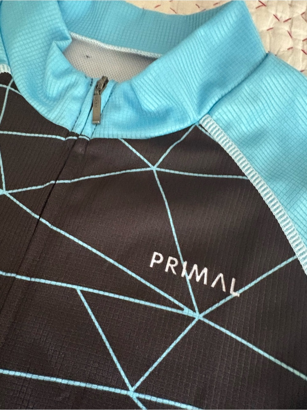 🚴🚴Garmin Light Blue & Black Cycling Jersey Medium - Picture 4 of 11